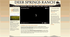 Desktop Screenshot of deerspringsranch.com