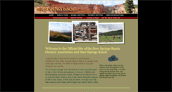 Desktop Screenshot of deerspringsranch.org